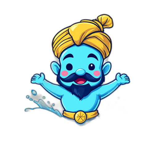 Genie Pool Parts mascot